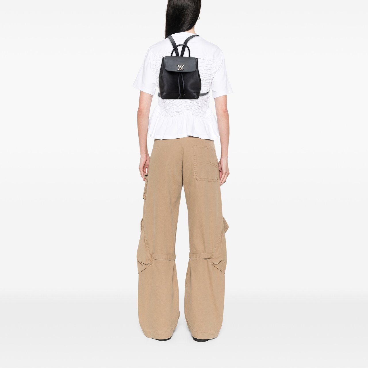 Louis Vuitton Taurillon Lockme Backpack Zwart