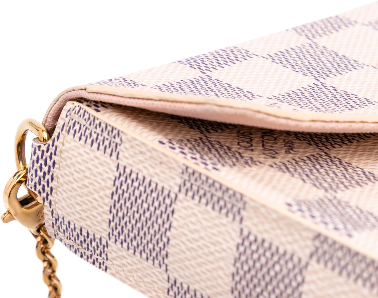 Louis Vuitton Damier Azur Pochette Felicie Wit