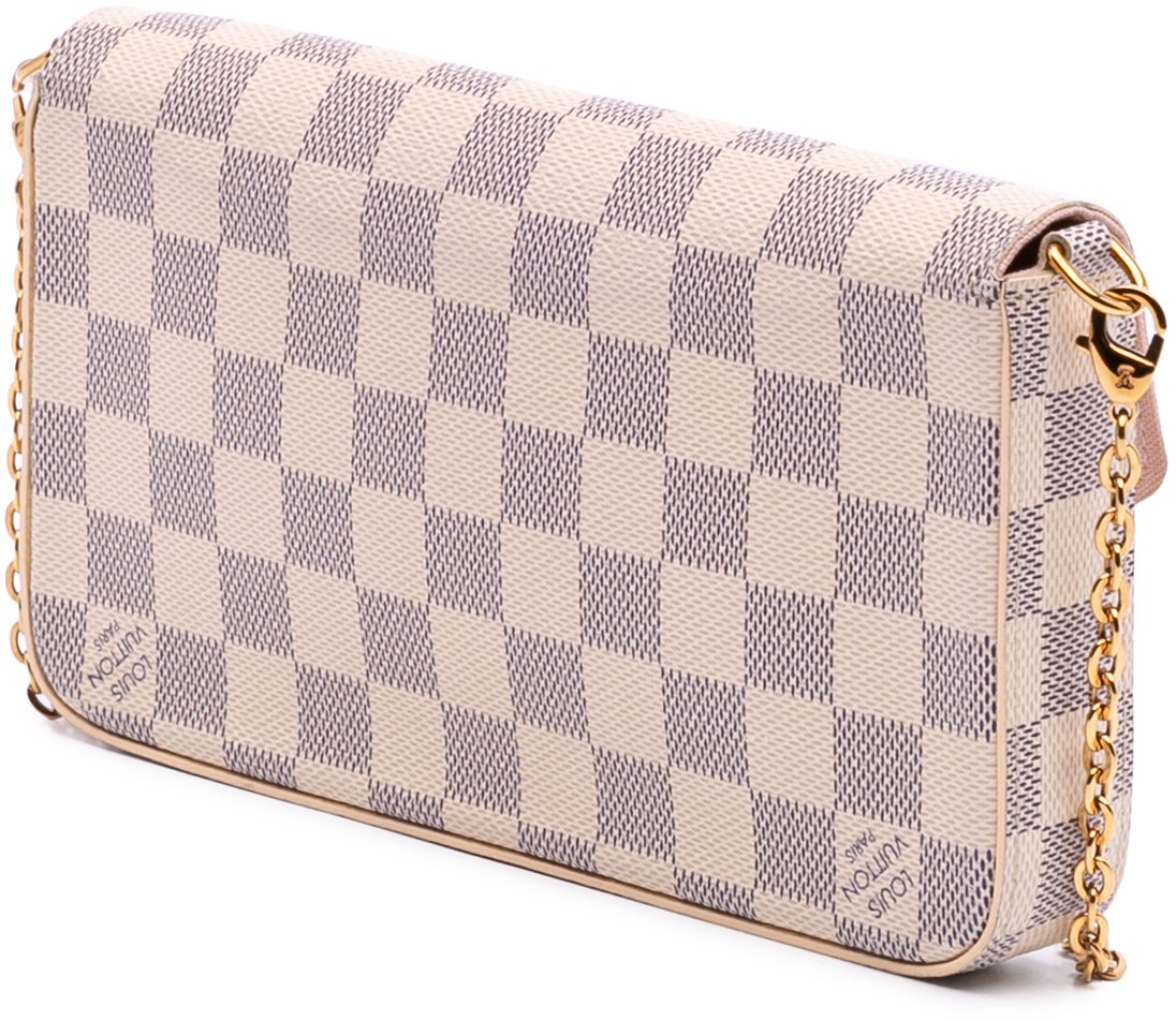 Louis Vuitton Damier Azur Pochette Felicie Wit