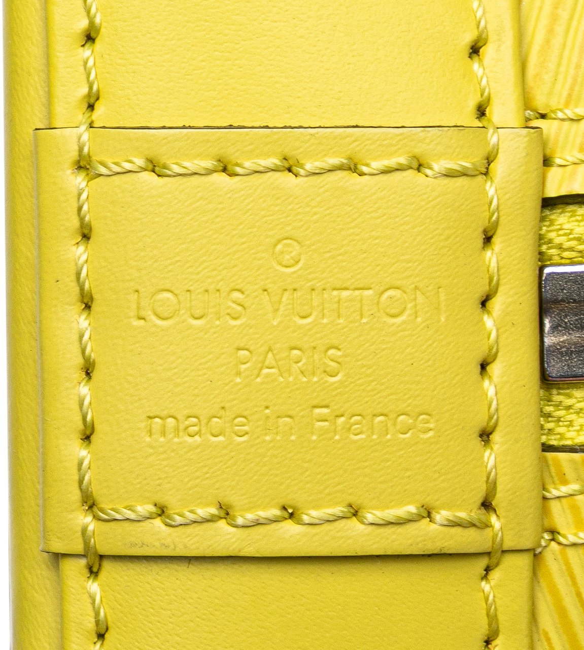 Louis Vuitton Epi Alma BB Geel