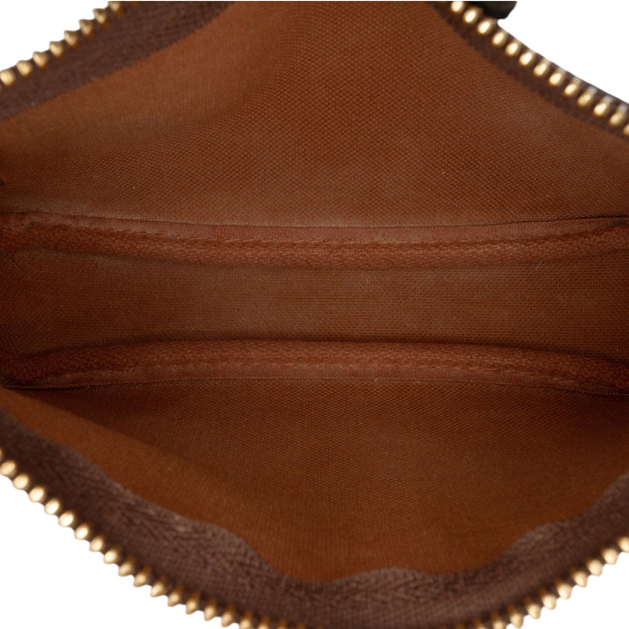 Louis Vuitton Monogram Mini Pochette Accessoires Bruin