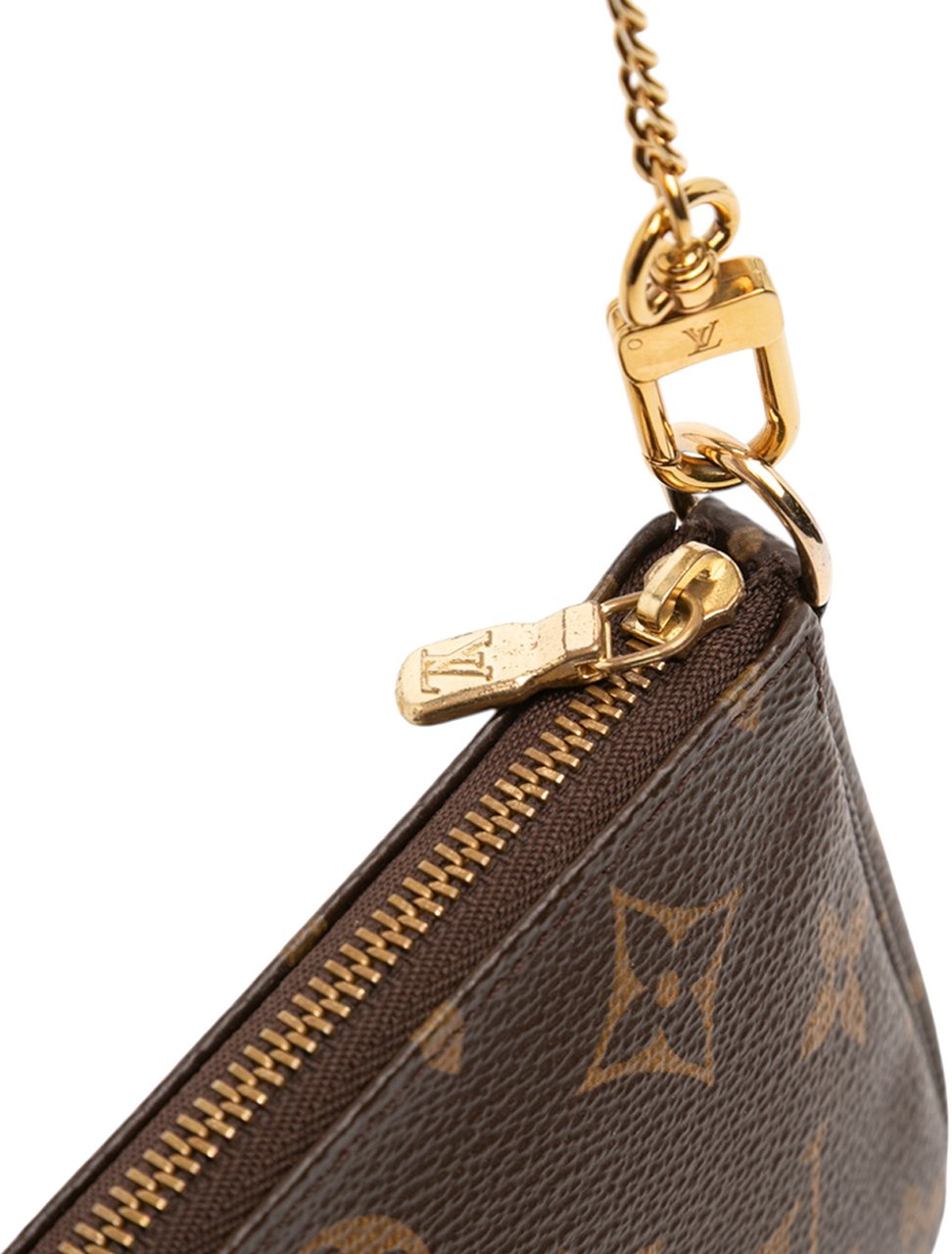 Louis Vuitton Monogram Mini Pochette Accessoires Bruin