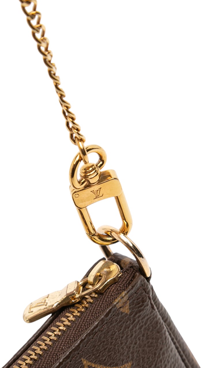 Louis Vuitton Monogram Mini Pochette Accessoires Bruin