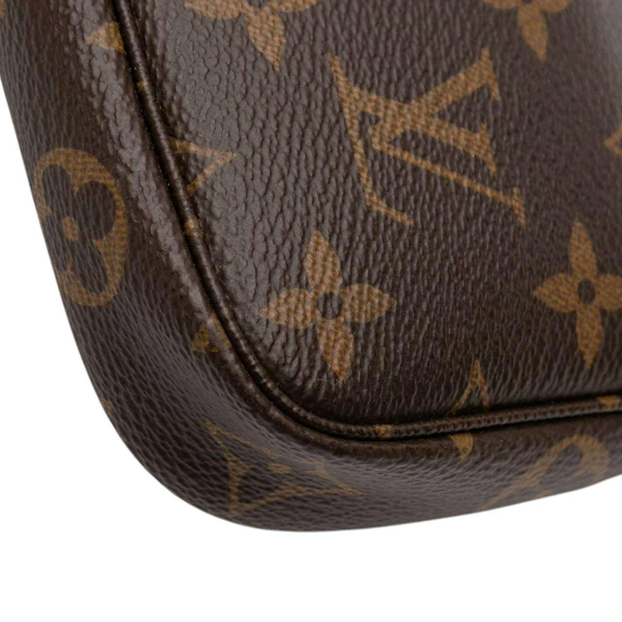 Louis Vuitton Monogram Mini Pochette Accessoires Bruin