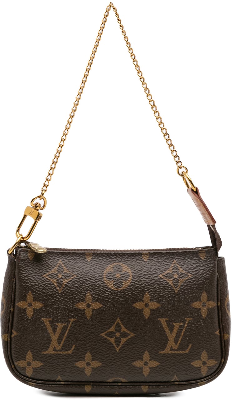 Louis Vuitton Monogram Mini Pochette Accessoires Bruin