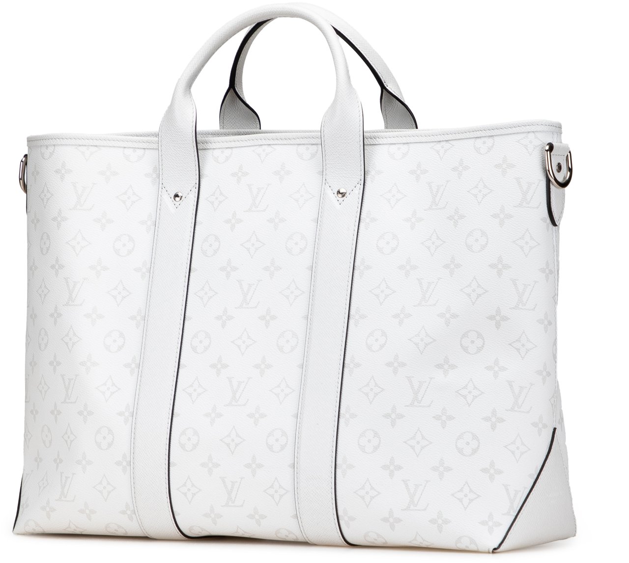 Louis Vuitton Monogram Taigarama Weekend Tote Wit