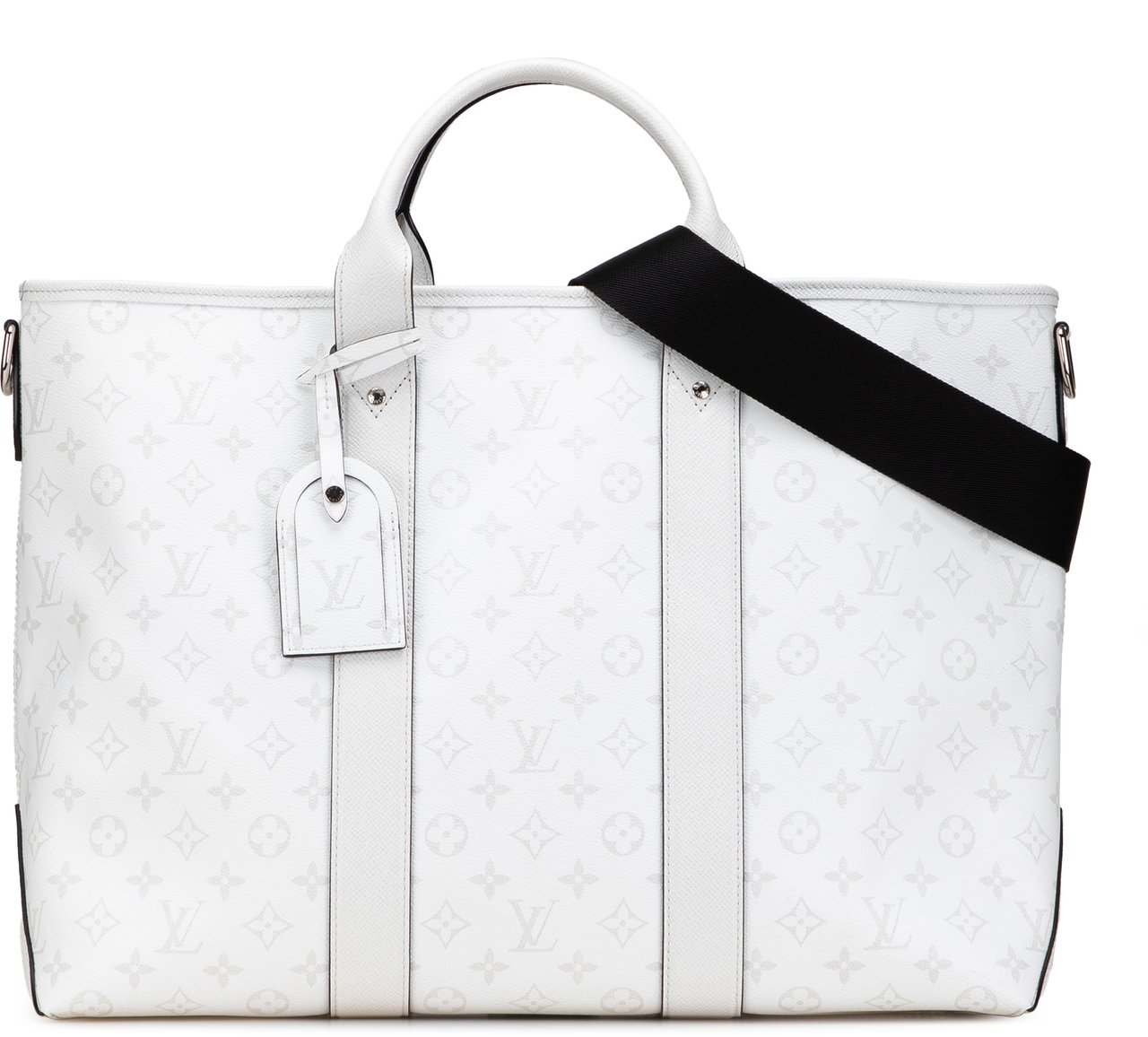 Louis Vuitton Monogram Taigarama Weekend Tote Wit
