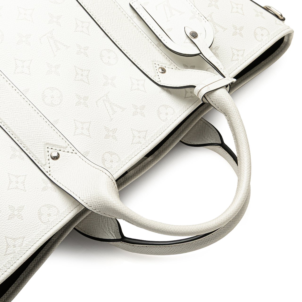 Louis Vuitton Monogram Taigarama Weekend Tote Wit