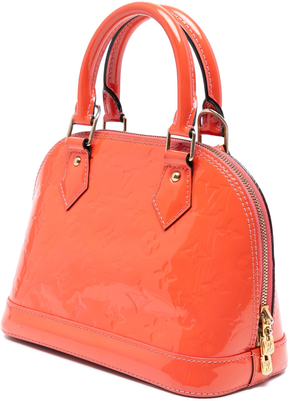 Louis Vuitton Monogram Vernis Alma BB Oranje