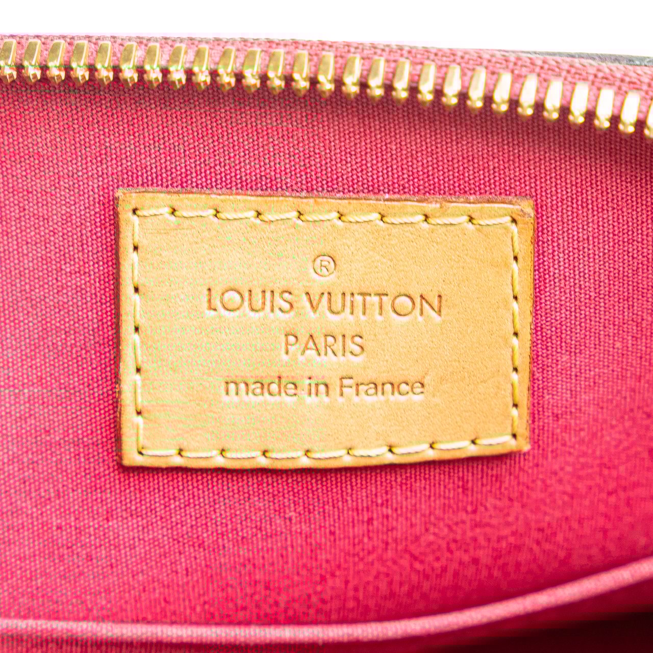Louis Vuitton Monogram Vernis Alma BB Rood