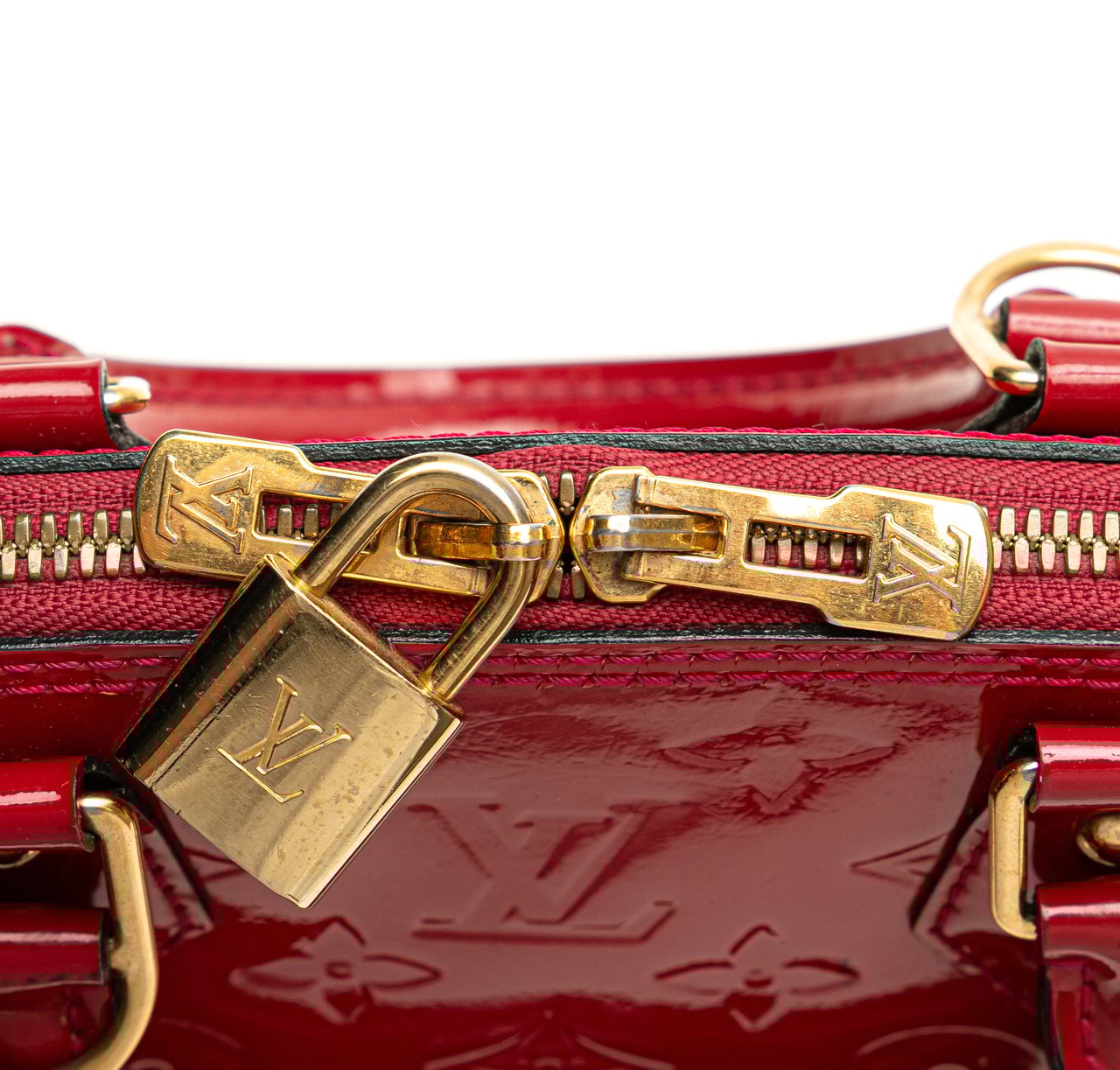 Louis Vuitton Monogram Vernis Alma BB Rood