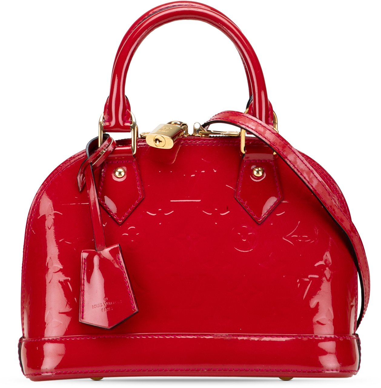 Louis Vuitton Monogram Vernis Alma BB Rood