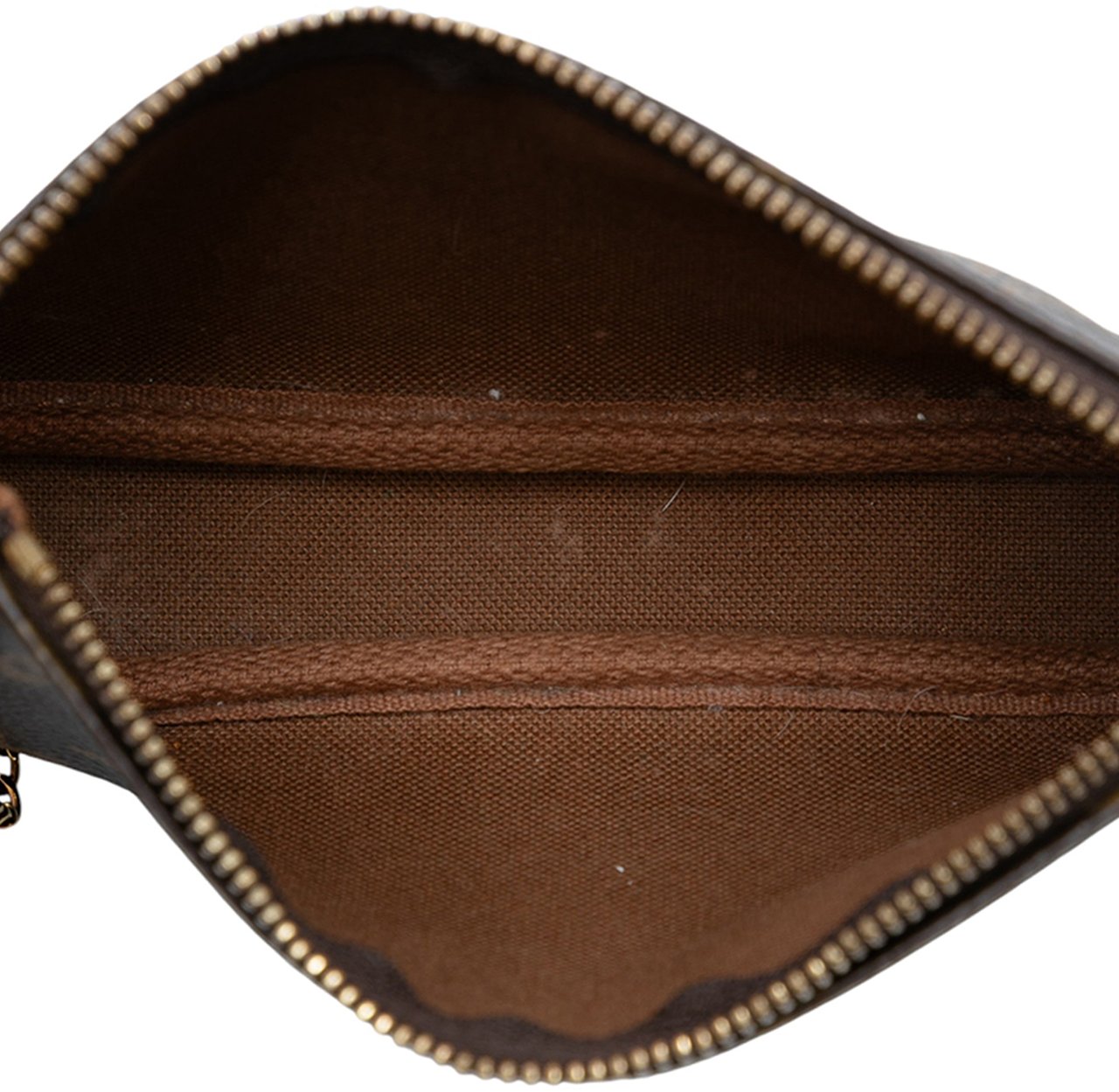 Louis Vuitton Monogram Mini Pochette Accessoires Bruin