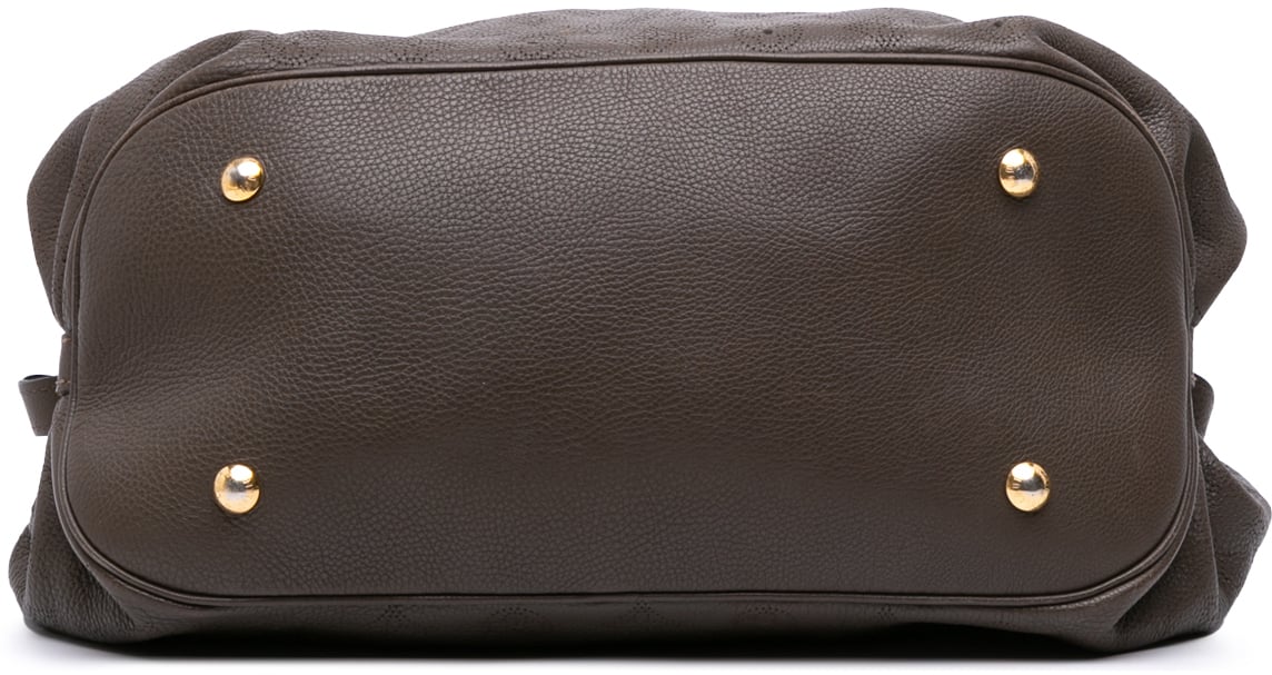 Louis Vuitton Monogram Mahina XL Hobo Bruin