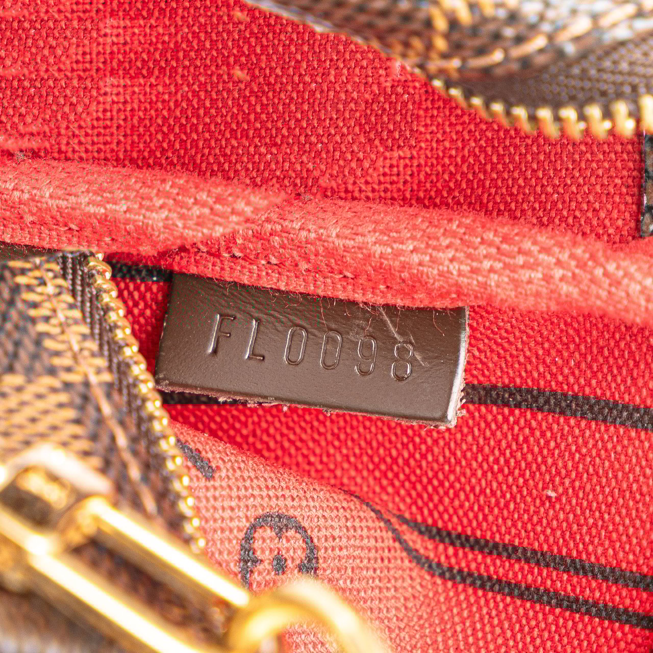 Louis Vuitton Damier Ebene Trunks and Bags Mini Pochette Accessoires Bruin