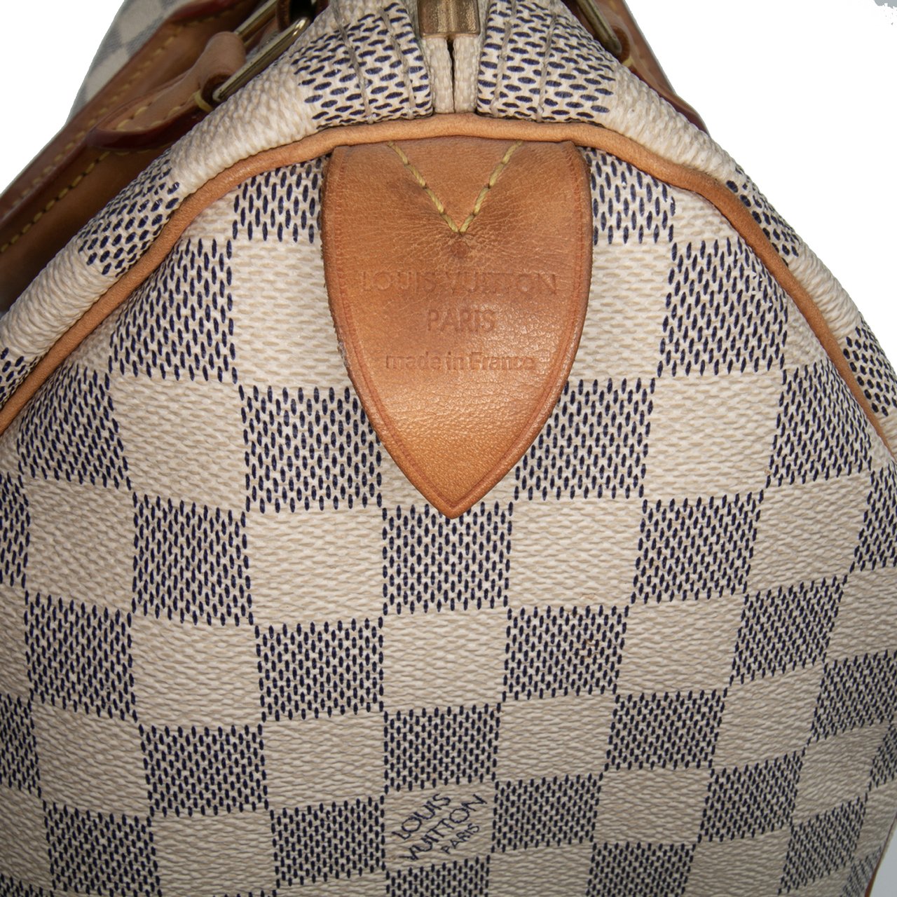 Louis Vuitton Damier Azur Speedy 30 Wit