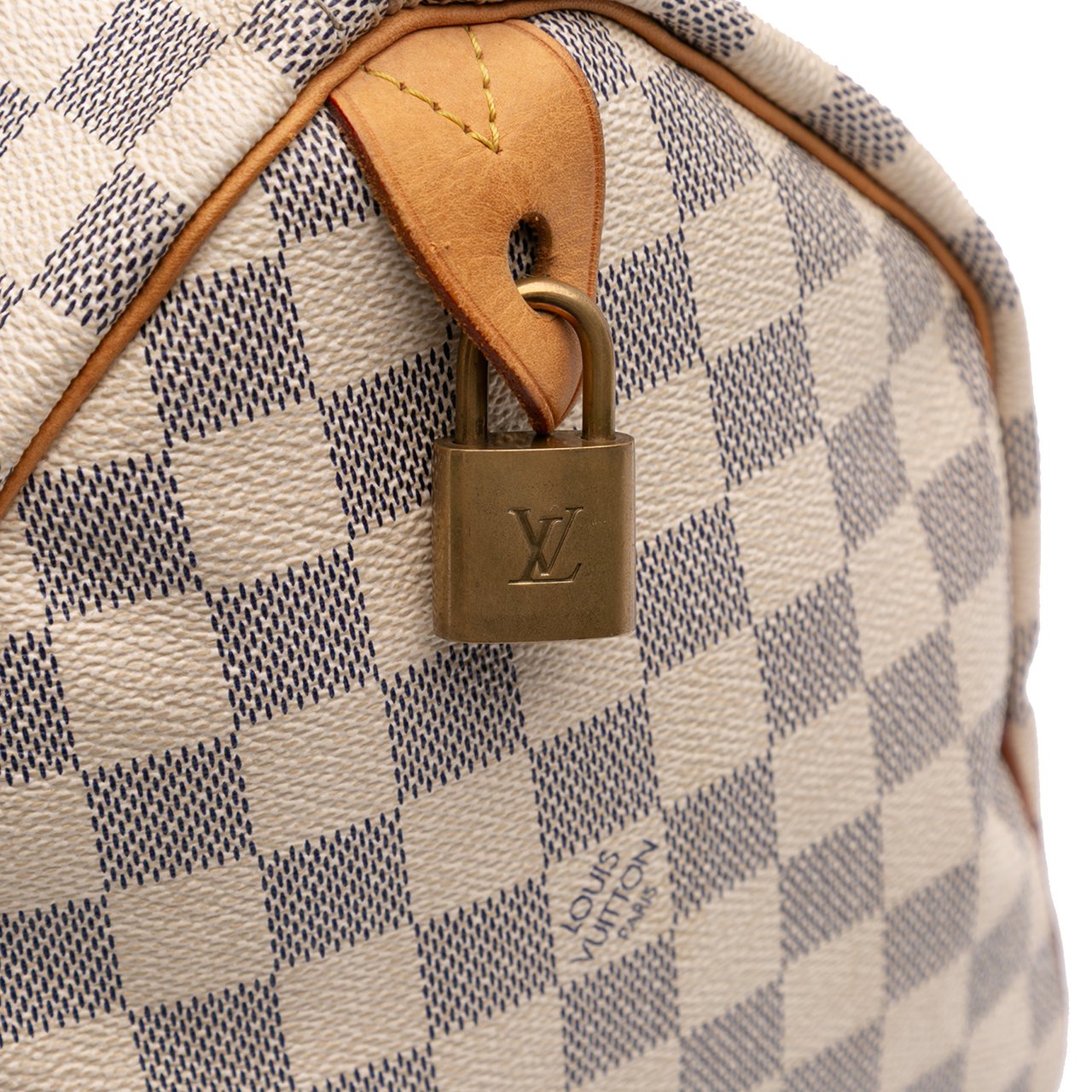 Louis Vuitton Damier Azur Speedy 30 Wit