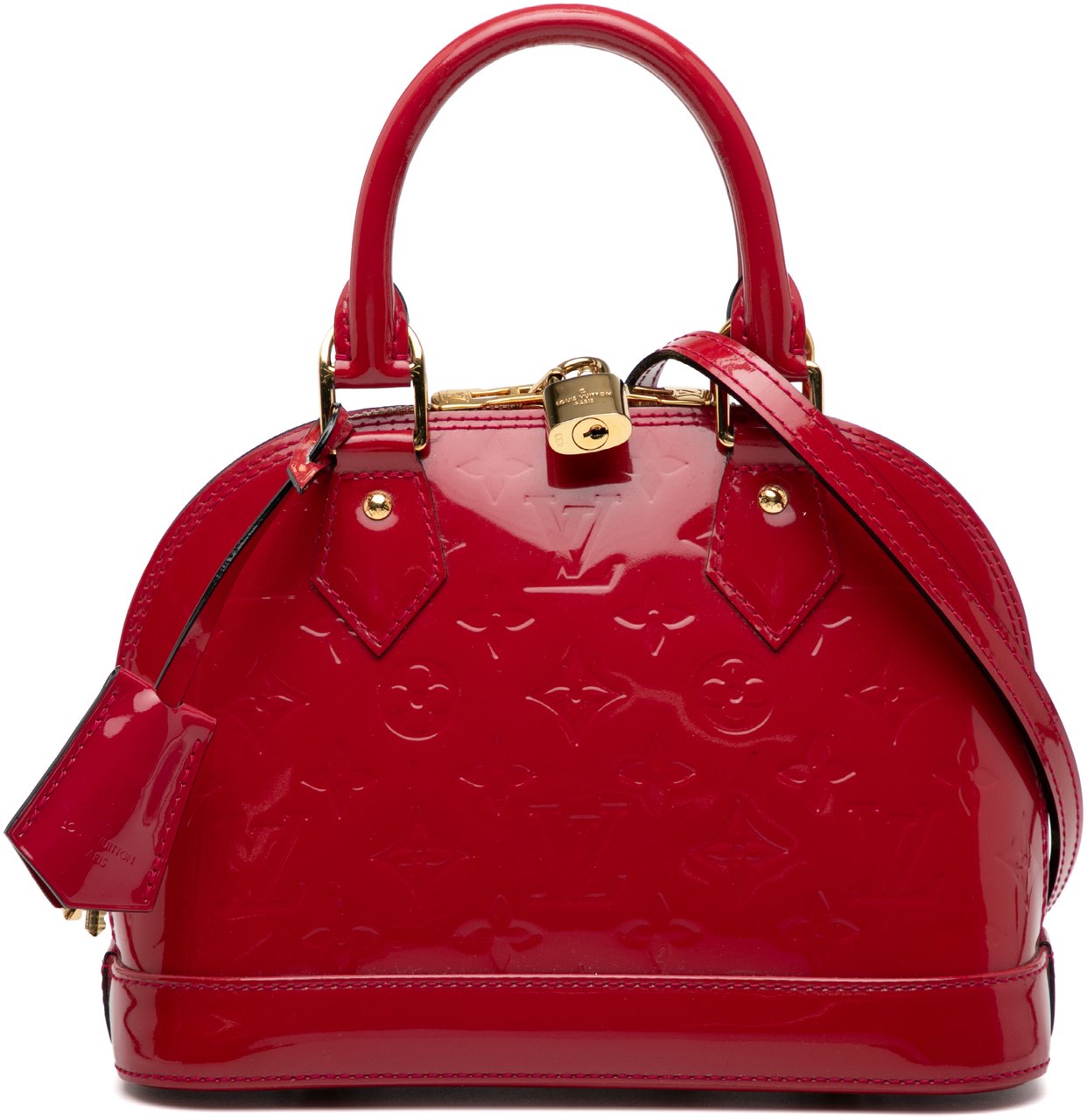 Louis Vuitton Monogram Vernis Alma BB Rood