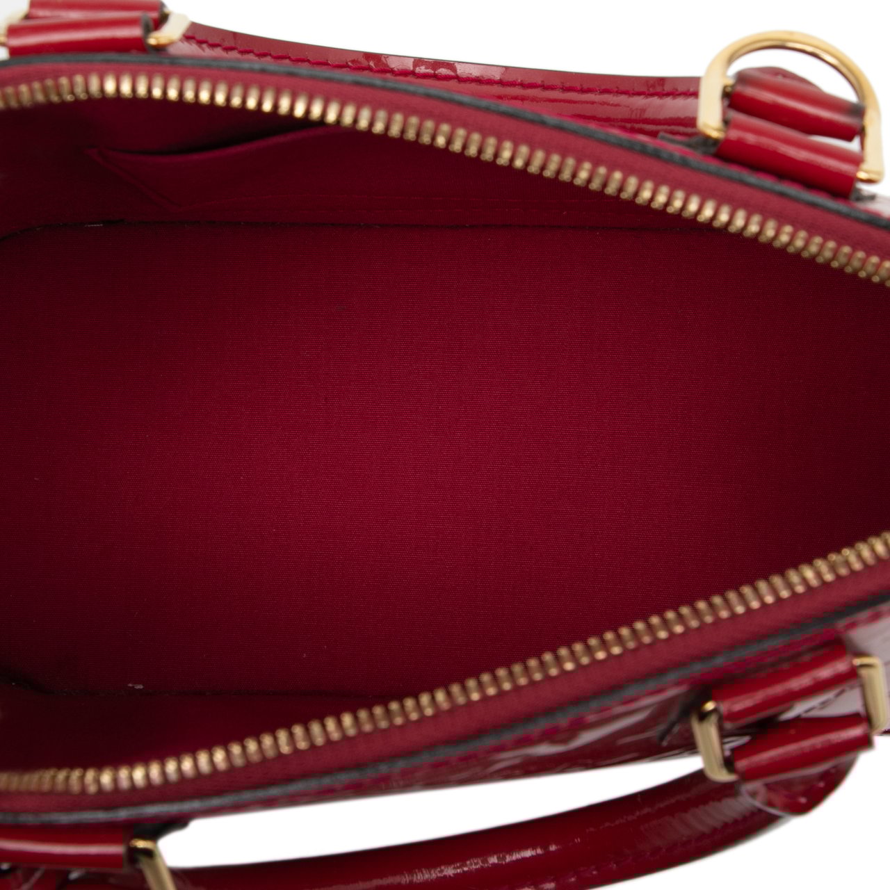 Louis Vuitton Monogram Vernis Alma BB Rood