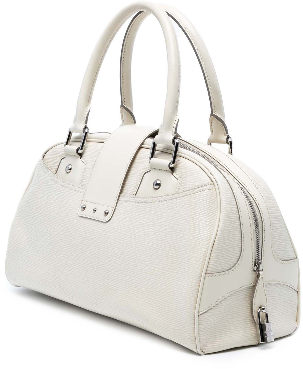 Louis Vuitton Epi Bowling Montaigne GM Wit