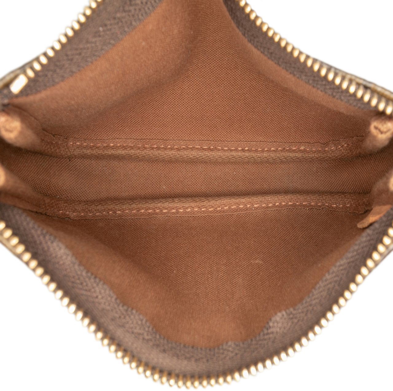 Louis Vuitton Monogram Mini Pochette Accessoires Bruin