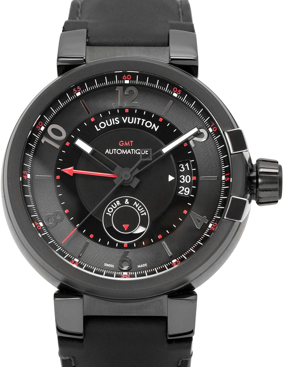 Louis Vuitton Tambour Zwart