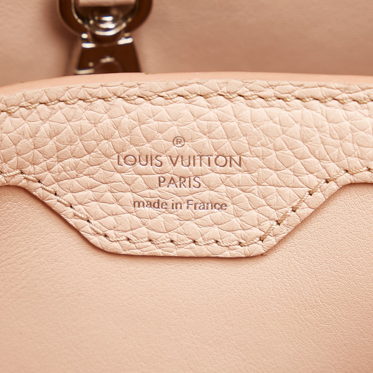 Louis Vuitton Taurillon Capucines BB Rood