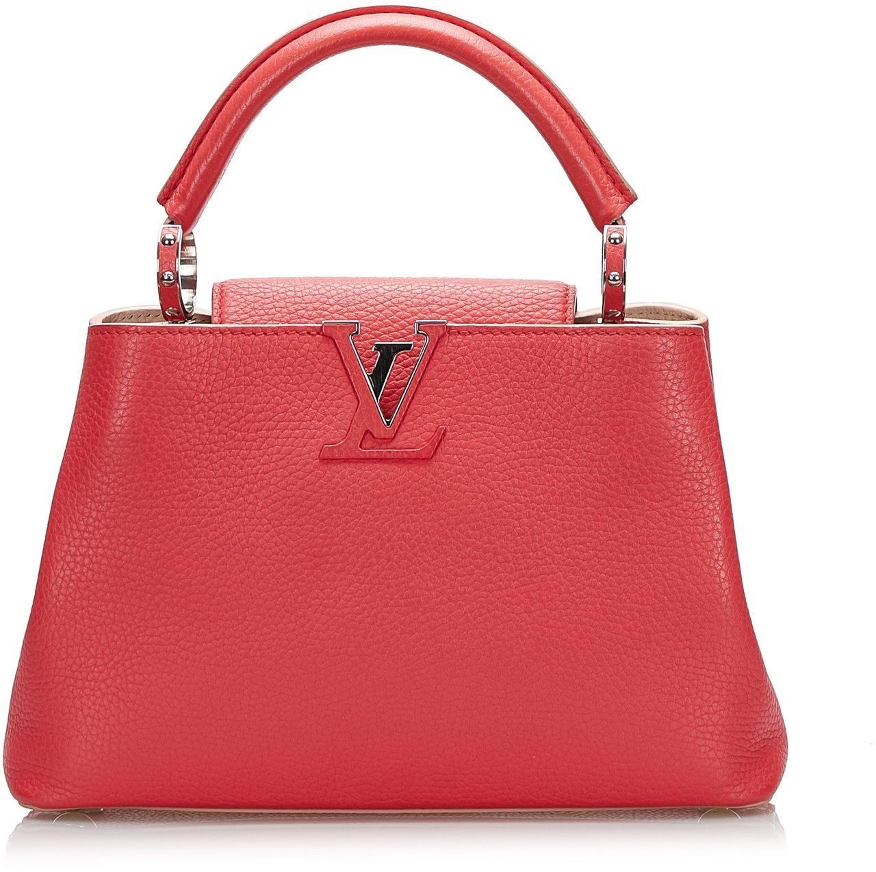 Louis Vuitton Taurillon Capucines BB Rood