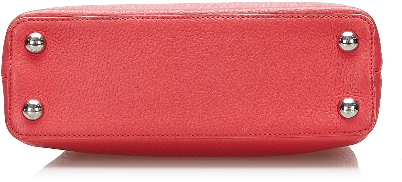 Louis Vuitton Taurillon Capucines BB Rood