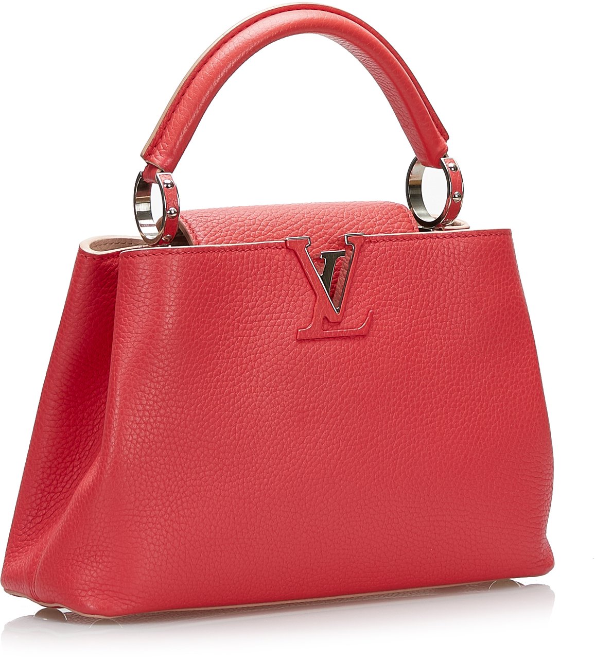 Louis Vuitton Taurillon Capucines BB Rood