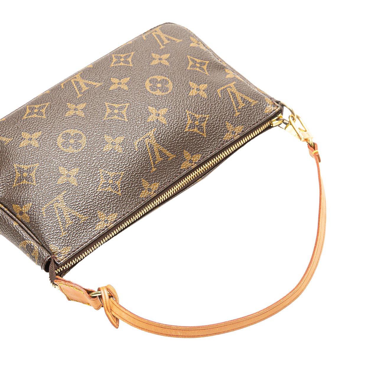 Louis Vuitton Monogram Pochette Accessoires Bruin