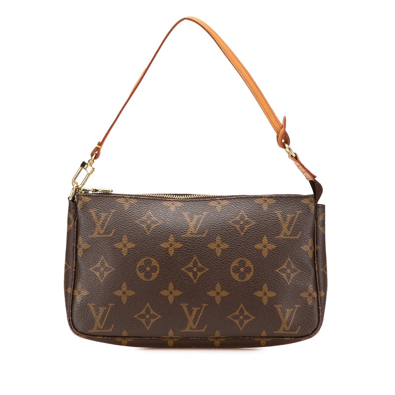 Louis Vuitton Monogram Pochette Accessoires Bruin