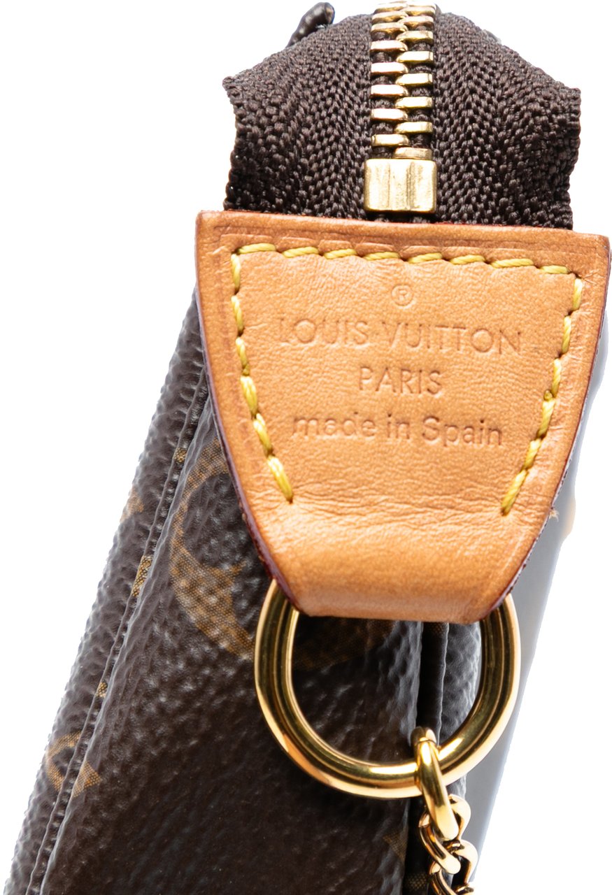 Louis Vuitton Monogram Mini Pochette Accessoires Bruin
