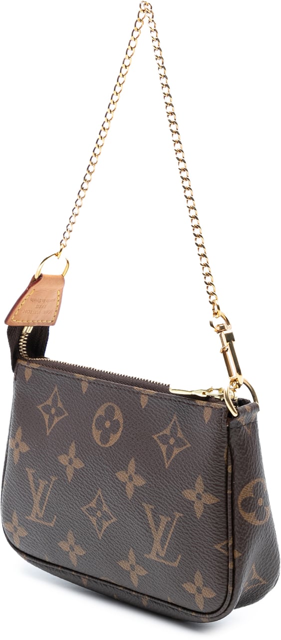 Louis Vuitton Monogram Mini Pochette Accessoires Bruin