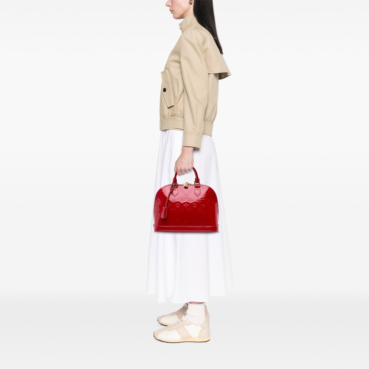 Louis Vuitton Monogram Vernis Alma PM Rood