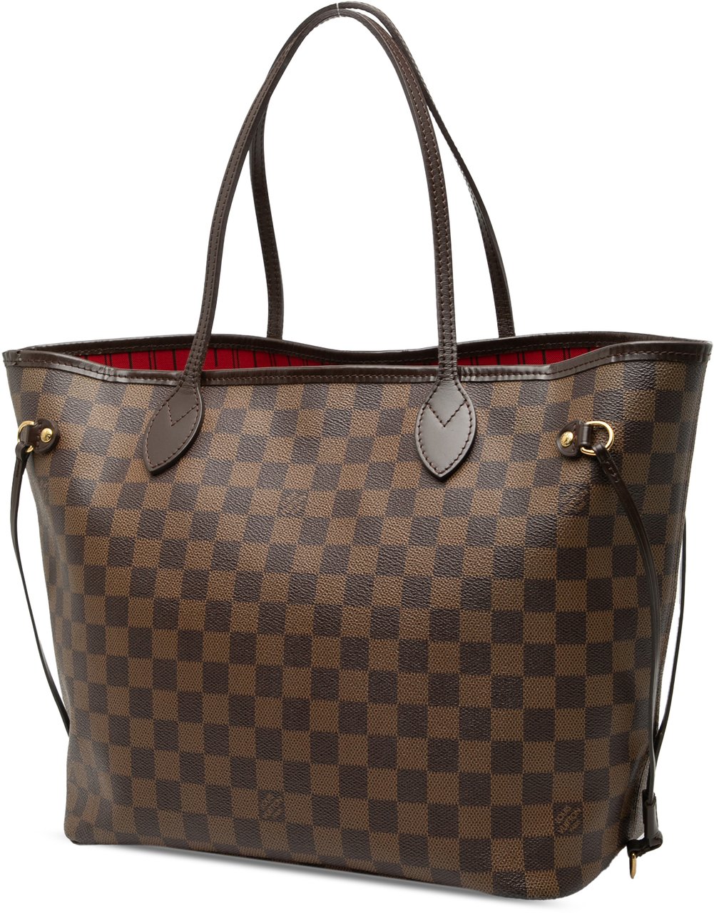 Louis Vuitton Damier Ebene Neverfull MM Bruin