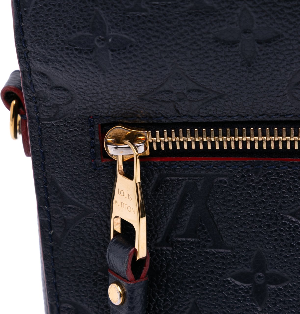 Louis Vuitton Monogram Empreinte Pochette Metis Blauw