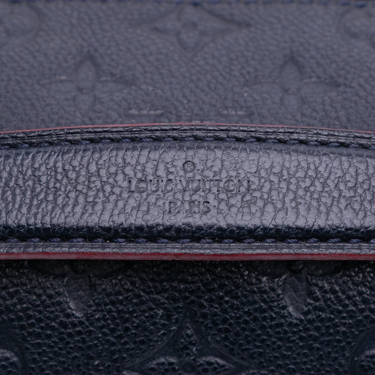 Louis Vuitton Monogram Empreinte Pochette Metis Blauw
