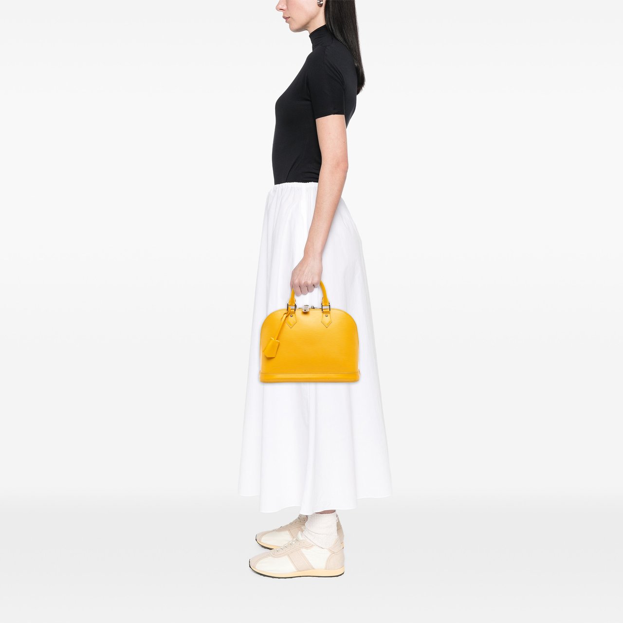 Louis Vuitton Epi Alma PM Geel