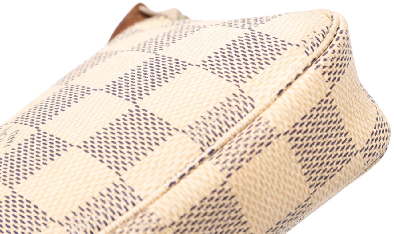 Louis Vuitton Damier Azur Mini Pochette Accessoires Wit