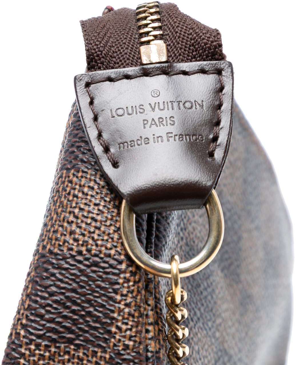 Louis Vuitton Damier Ebene Mini Pochette Accessoires Bruin