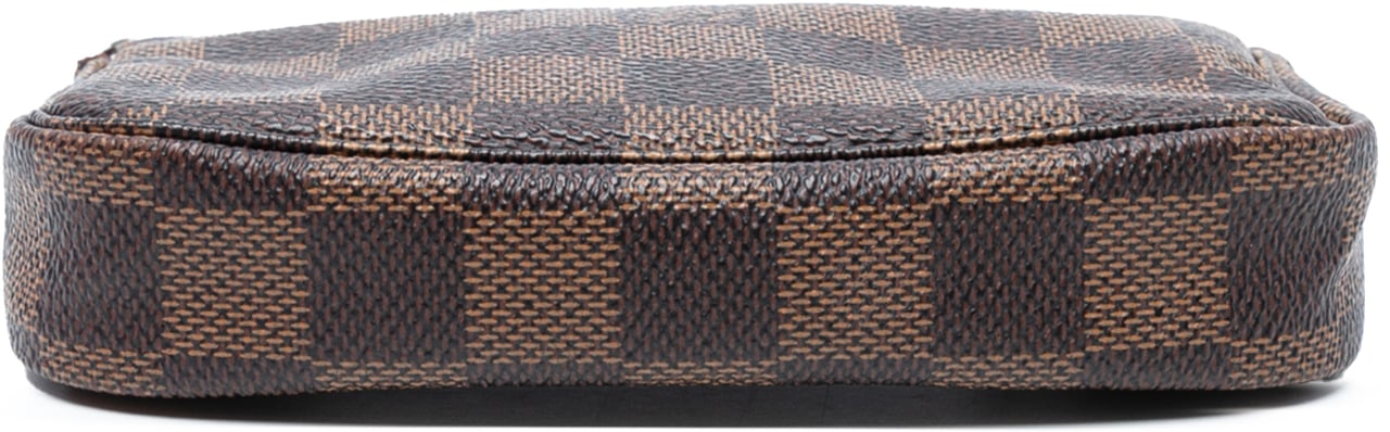 Louis Vuitton Damier Ebene Mini Pochette Accessoires Bruin