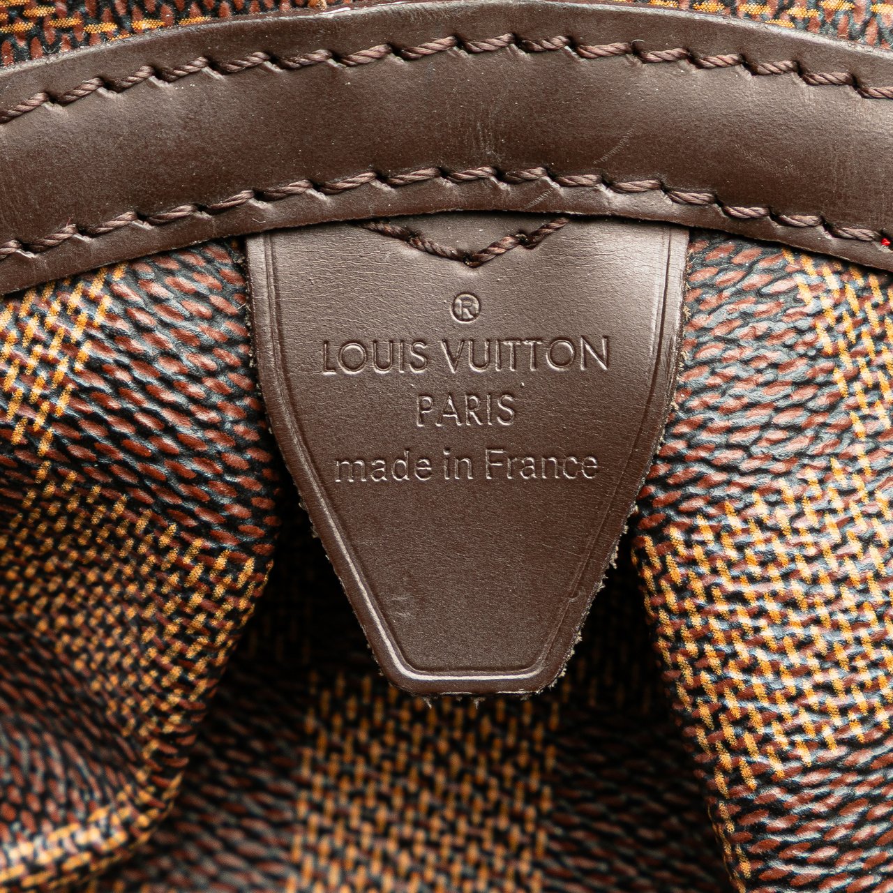 Louis Vuitton Damier Ebene Rivington GM Bruin