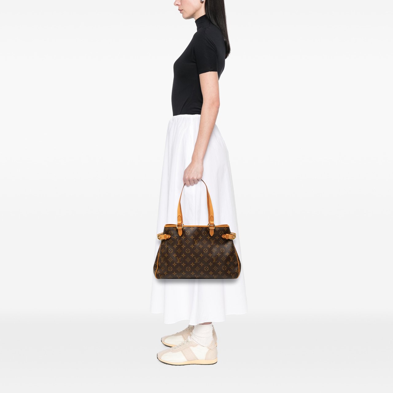 Louis Vuitton Monogram Batignolles Horizontal Bruin