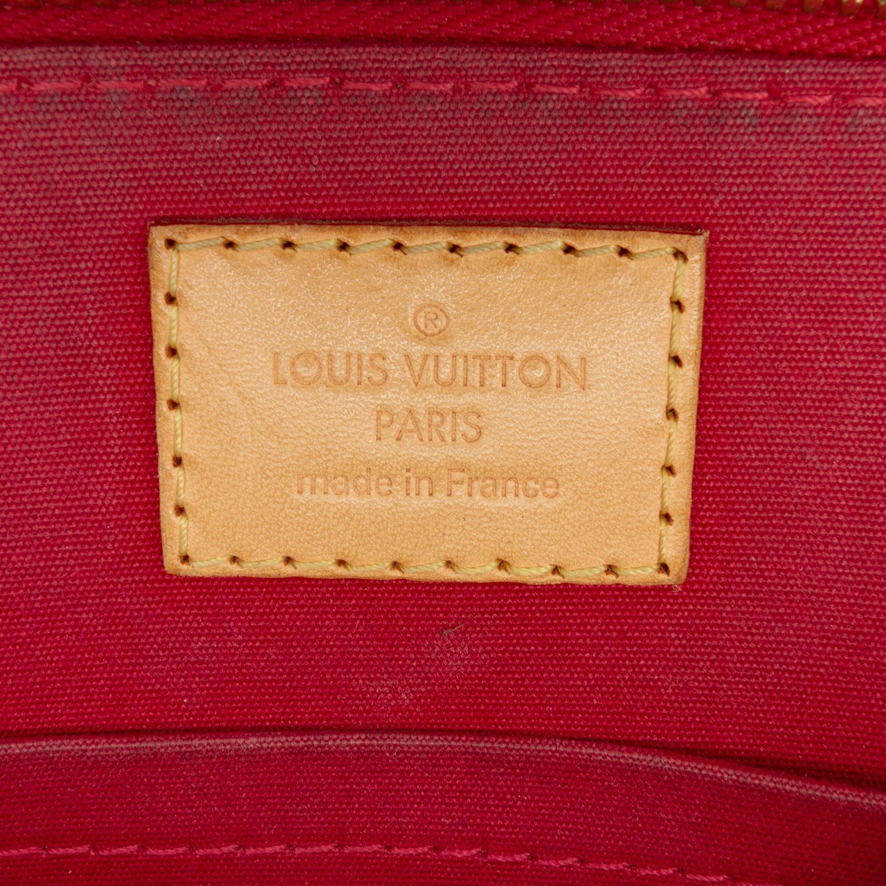 Louis Vuitton Monogram Vernis Alma BB Rood