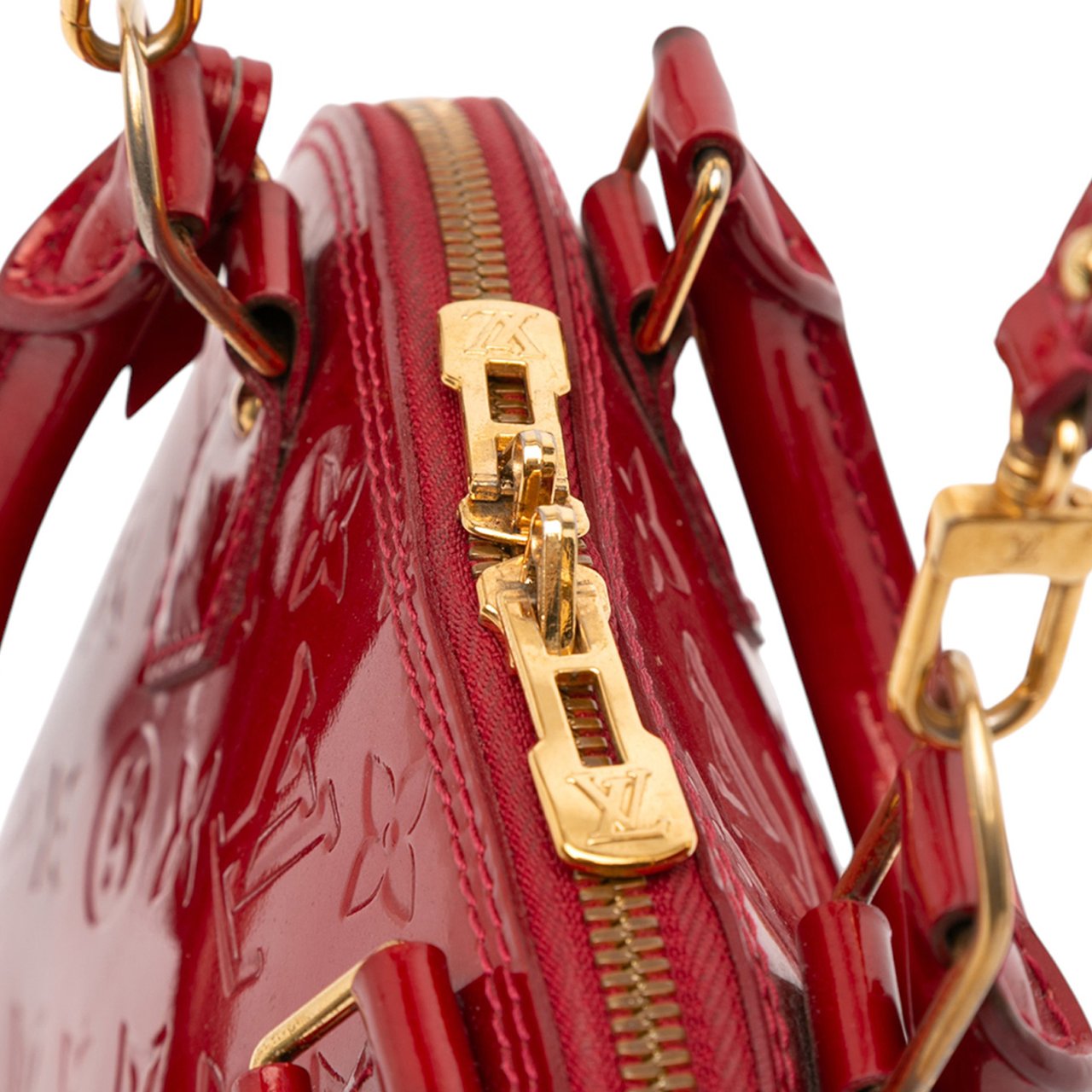 Louis Vuitton Monogram Vernis Alma BB Rood