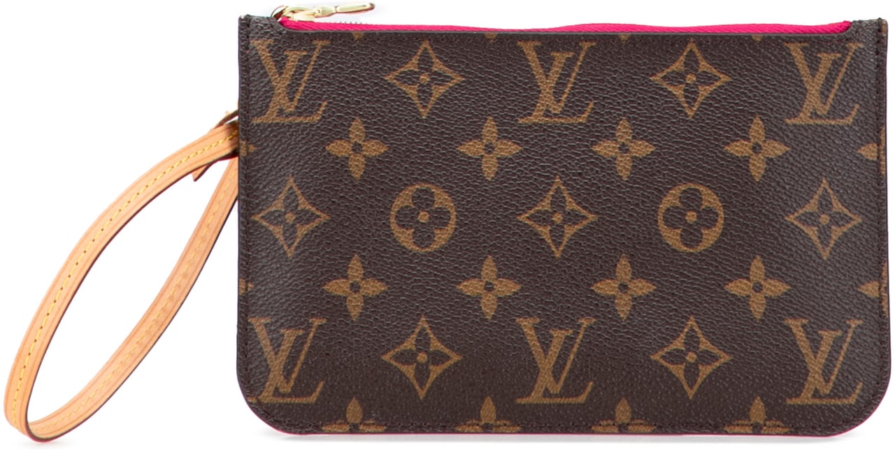 Louis Vuitton Monogram Neverfull Pouch Bruin
