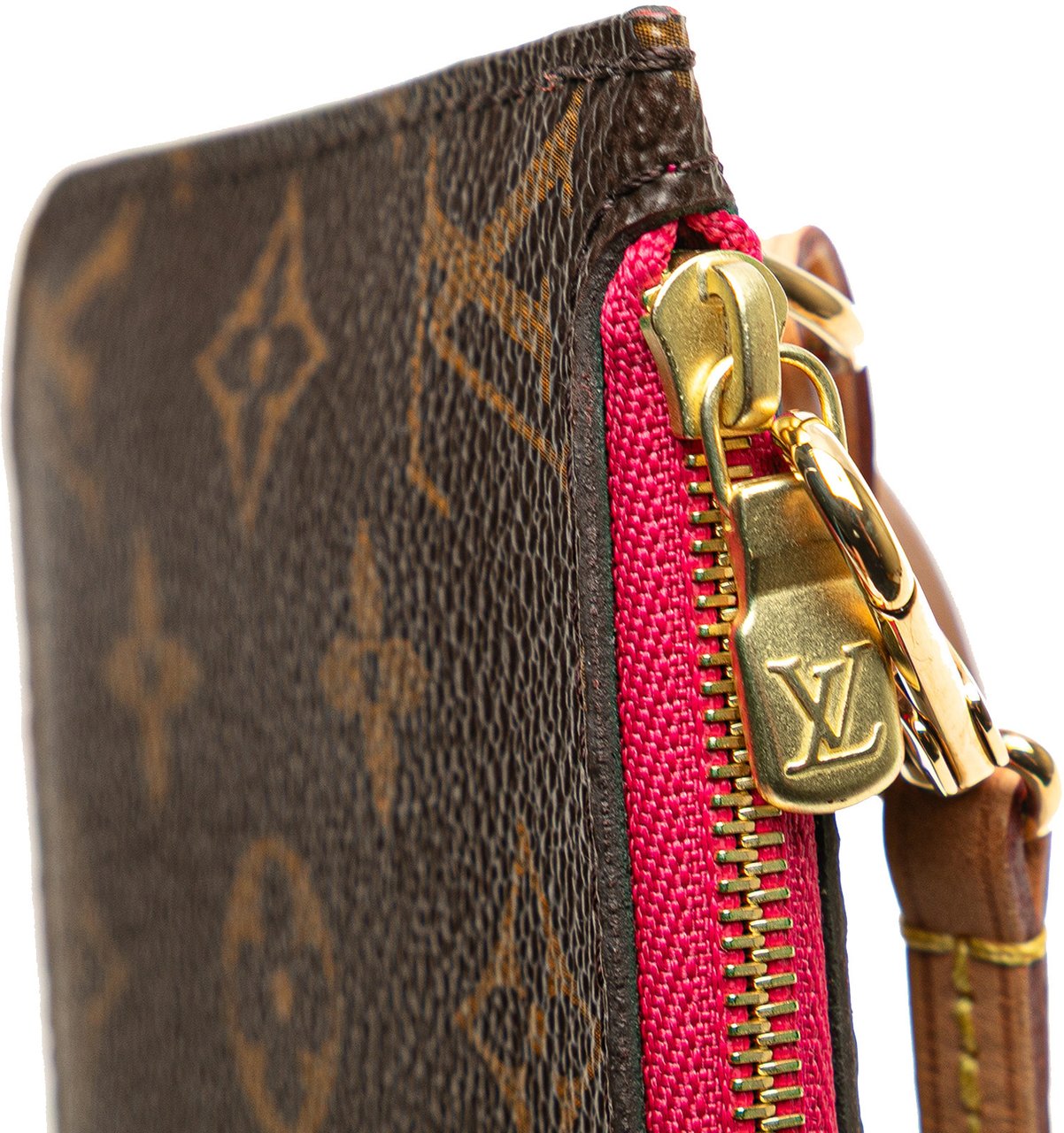 Louis Vuitton Monogram Neverfull Pouch Bruin