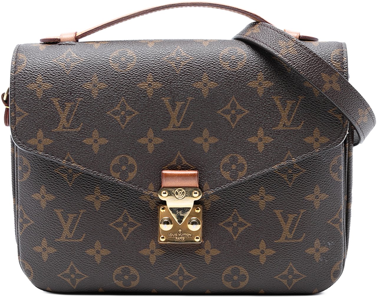 Louis Vuitton Monogram Pochette Metis Bruin