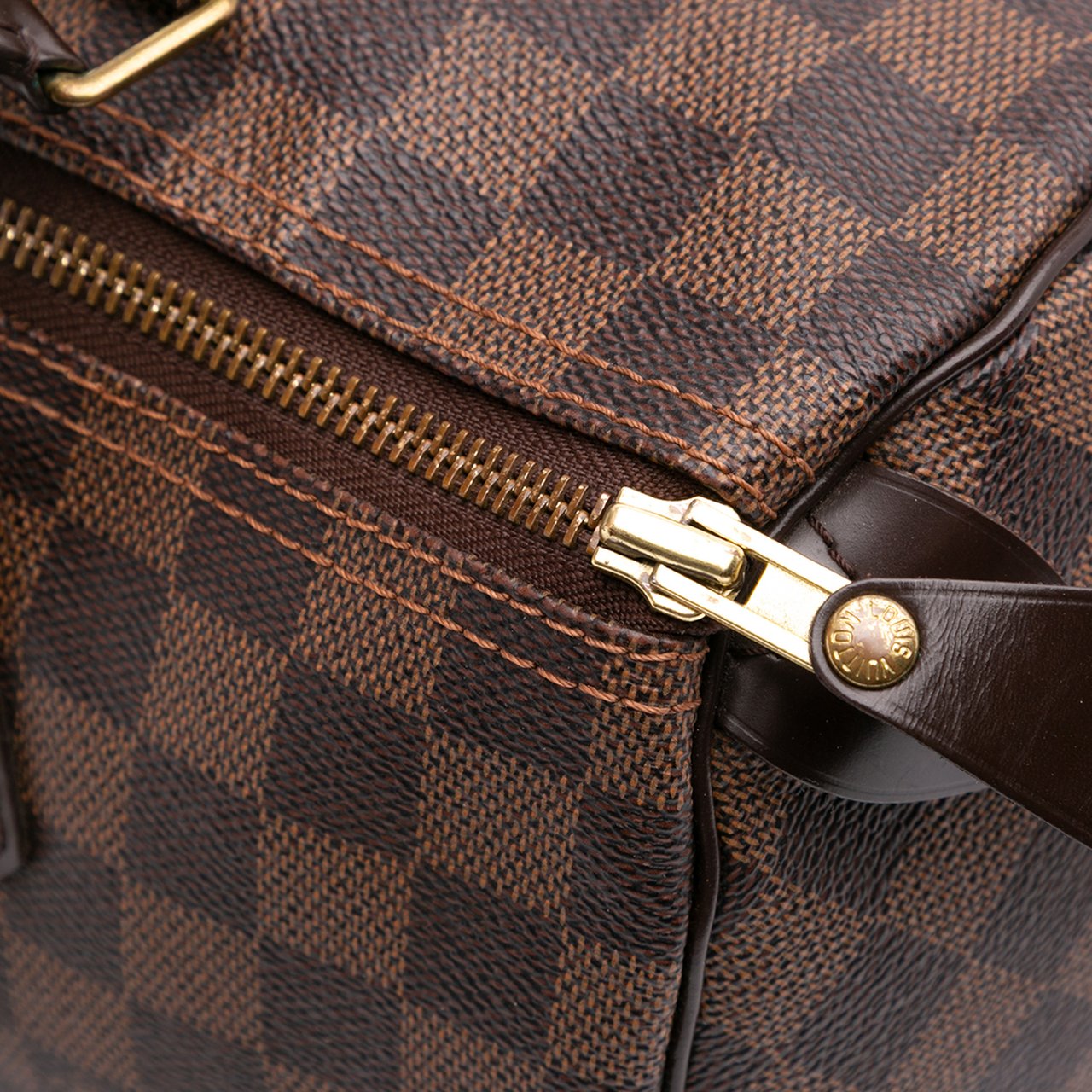 Louis Vuitton Damier Ebene Speedy 30 Bruin